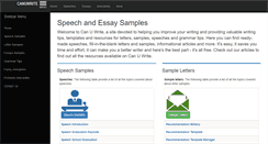 Desktop Screenshot of canuwrite.com