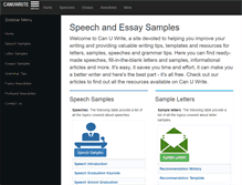 Tablet Screenshot of canuwrite.com